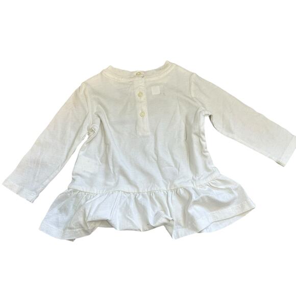 Ralph Lauren Polo Kids Long Sleeve Baby Top sz 6M NWT Flaw - Picture 2 of 10